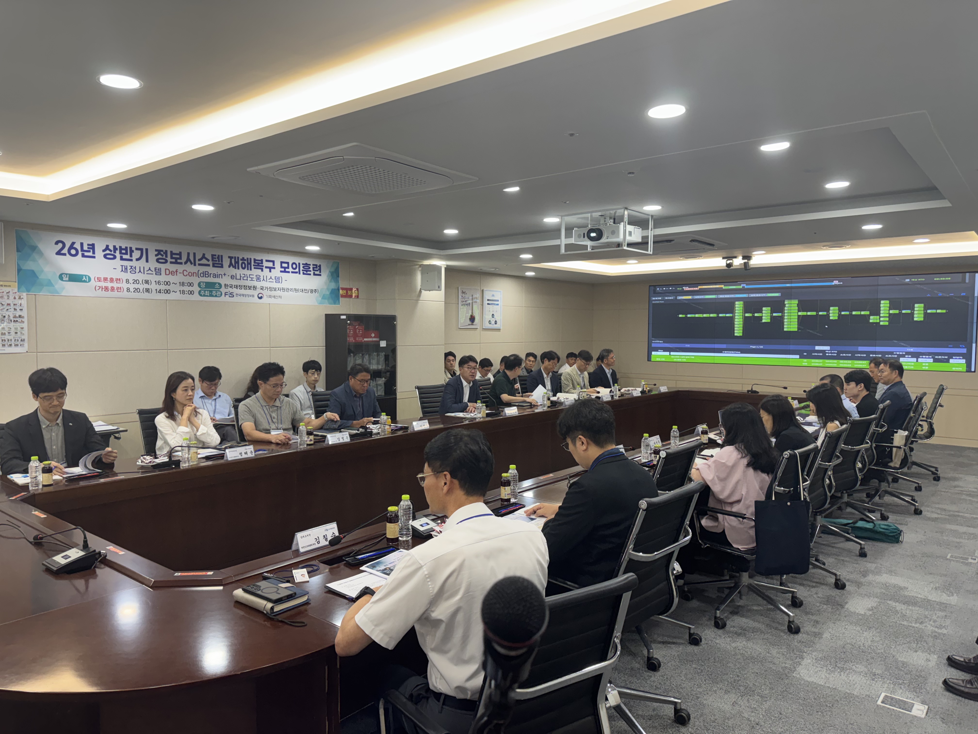 2026년 재정시스템 통합 재해복구 모의훈련 실시